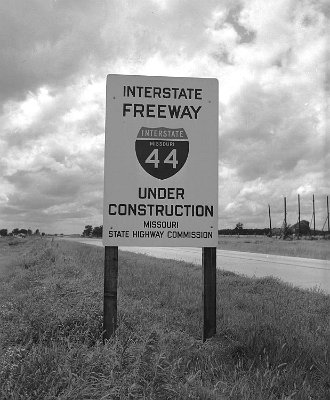 1959 Eureka - Highway construction by Eureka Historical Society 1