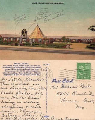 195x El Reno - Conway motel