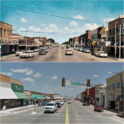 Weatherford then and now