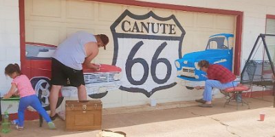 2022-05 Canute - Mural painting by Mandy Beck 4