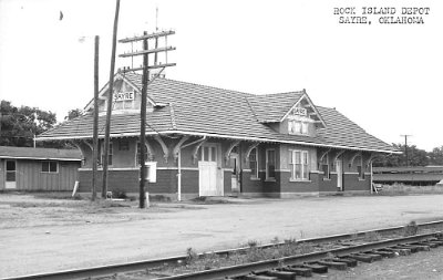 19xx Sayre - Rock Island depot