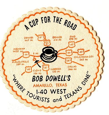 19xx Amarillo - Bob Dowell's cafe