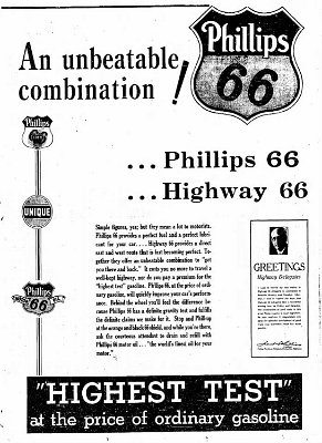 1933-05 Amarillo newspaper advert