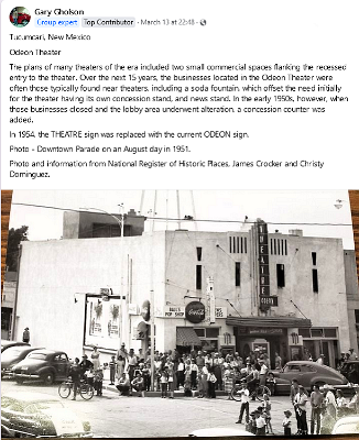 1951 Tucumcari - Odeon theater