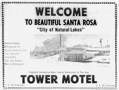1972 Santa Rosa - Tower motel