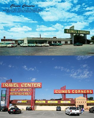 Clines Corners then and now