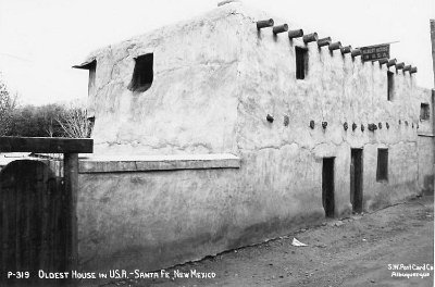 18xx Santa Fe, the oldest house in the US