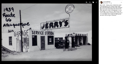 1939 ABQ - Jerry's service station