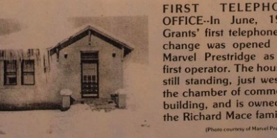 1929 Grants telephone house