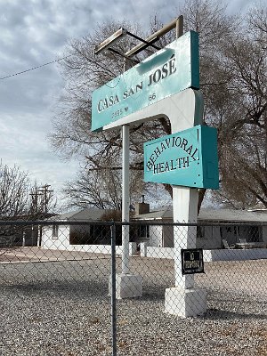 2022-01 Former motor motel west of Milan, N. Mex. Now, Casa San José - project of Catholic Charities of Gallup.
