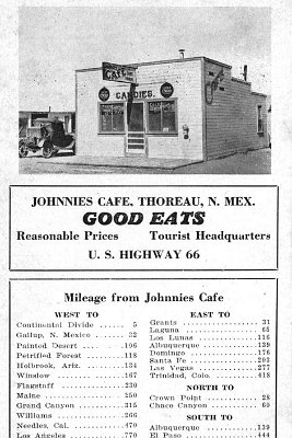 1927 Thoreau - Johhnie's cafe