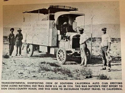 1914 California roadsigns