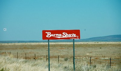 Burma Shave series 35