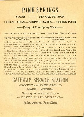 1922 Tourist guide to the National Old Trails Highway 18