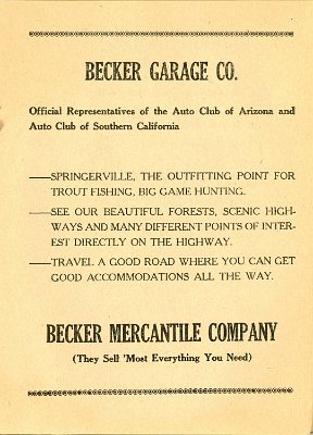 1922 Tourist guide to the National Old Trails Highway 24