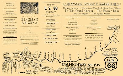 1932 Route66 map