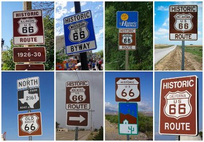 Route66 signs